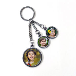 Customized 6 Photo Keychain