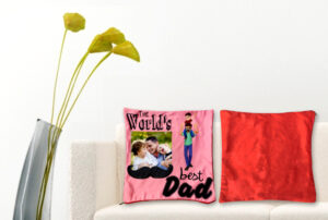 The World’s Best Dad Customized Cushion