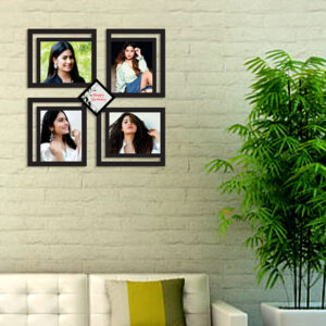 Sqaure 5 Photos Personalized Frame